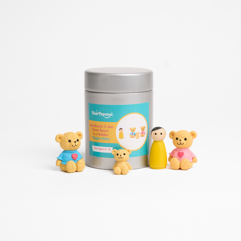 Goldilocks & the Three Bears in a Dabba