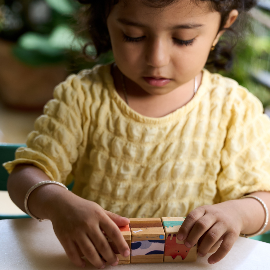 Wooden Rotating Animal Puzzle