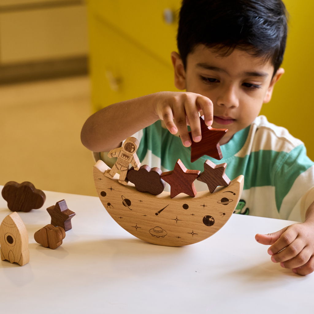 Wooden Space Stacker