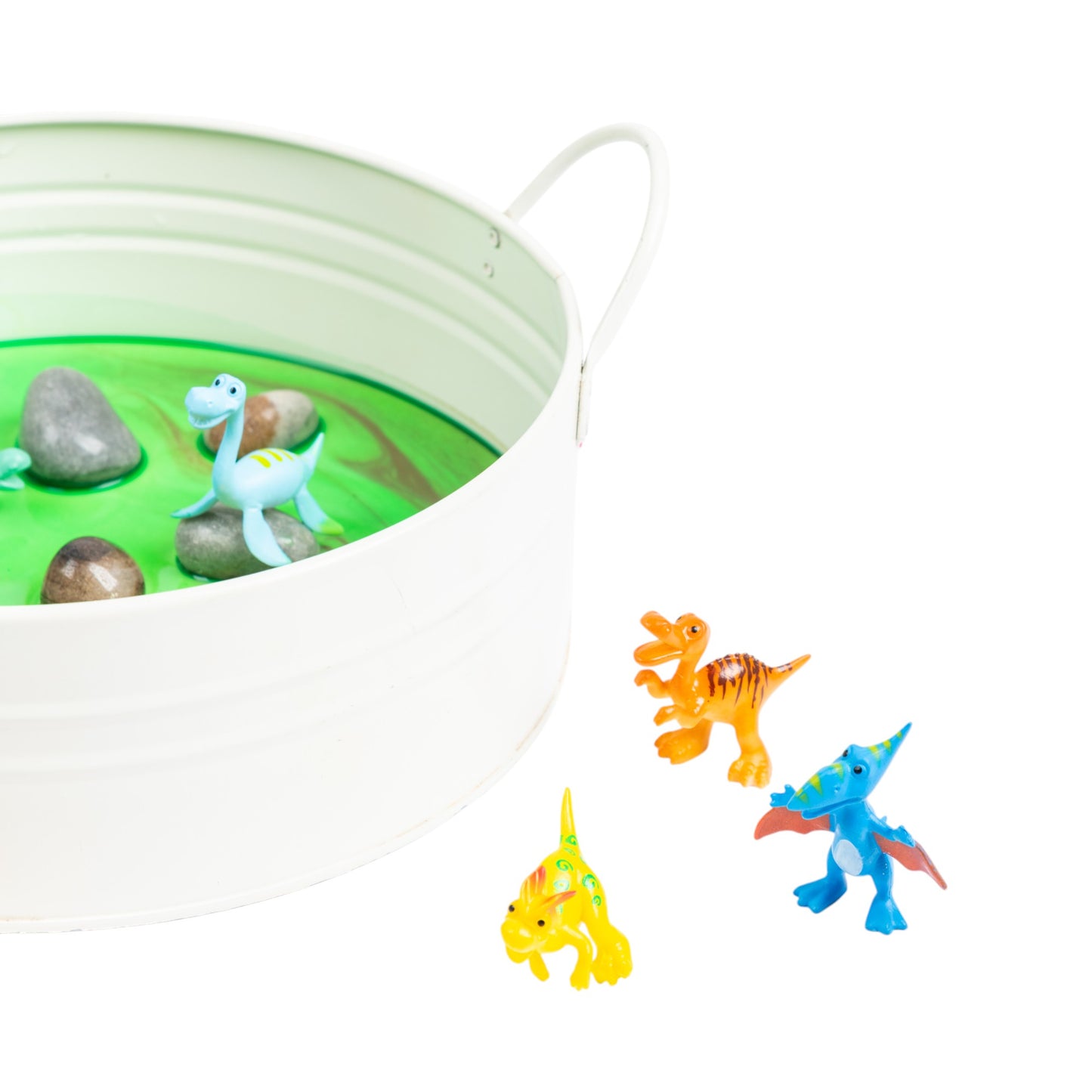 Dinosaurs in Muddy Puddles