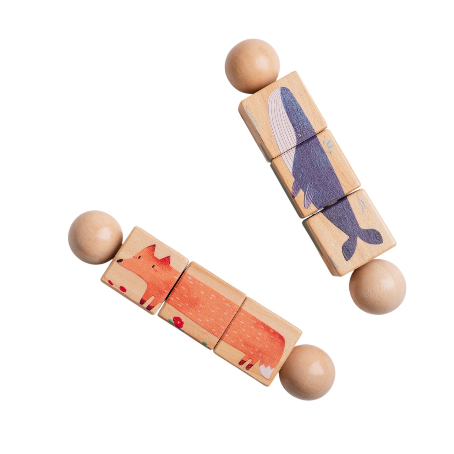 Wooden Rotating Animal Puzzle