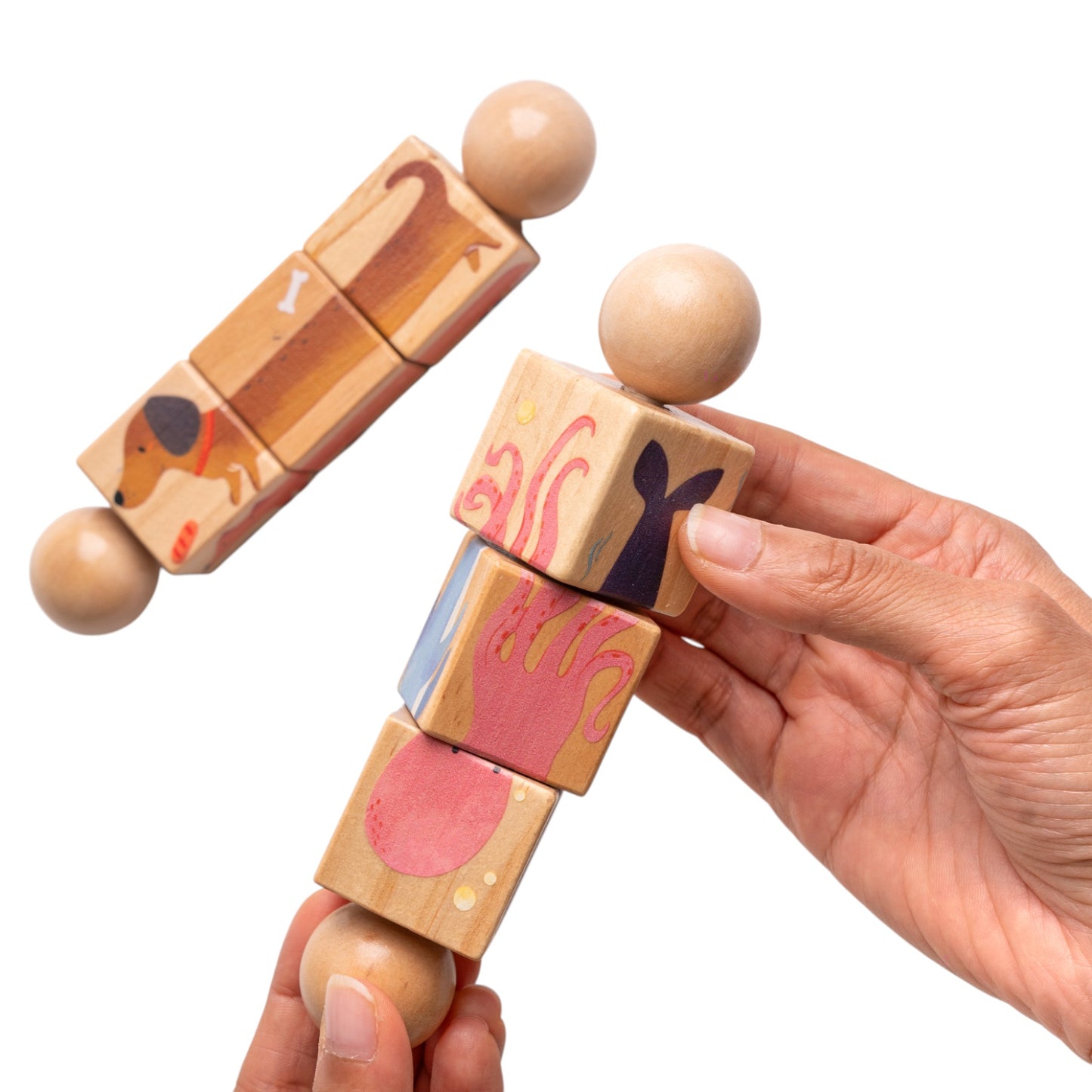 Wooden Rotating Animal Puzzle
