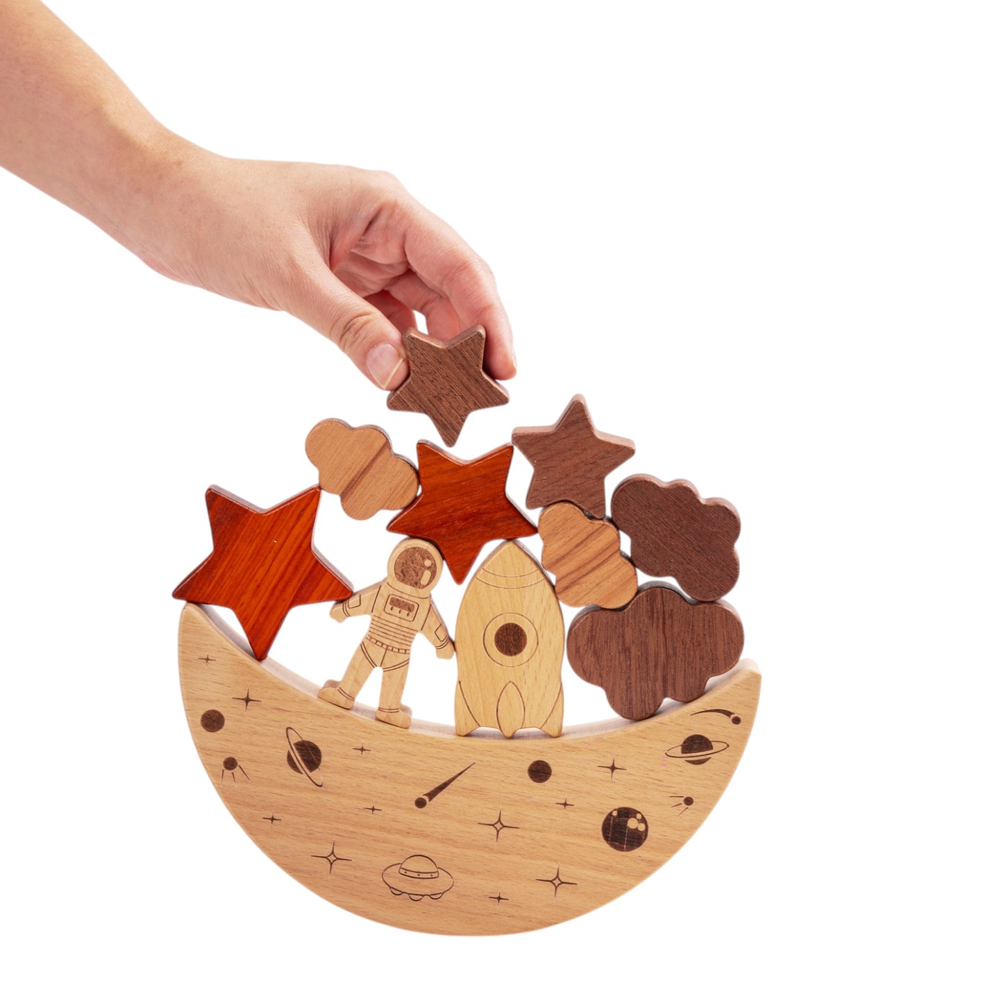 Wooden Space Stacker