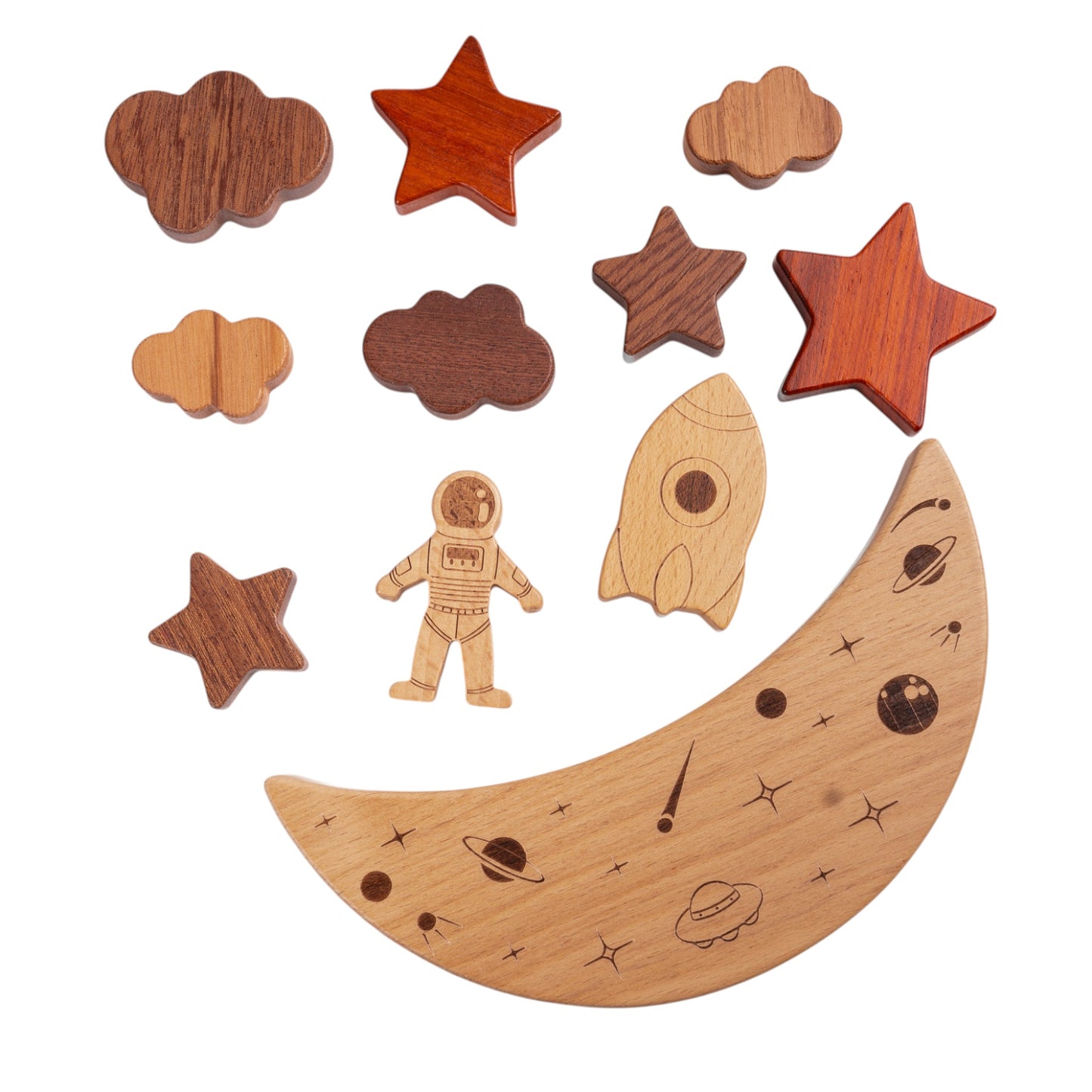 Wooden Space Stacker