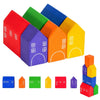 Wooden Rainbow Houses