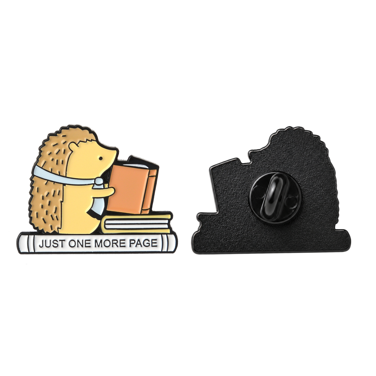 Just One More Page Lapel Pin