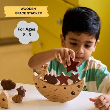 Wooden Space Stacker