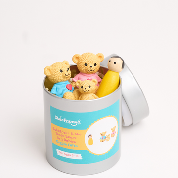 Goldilocks & the Three Bears in a Dabba