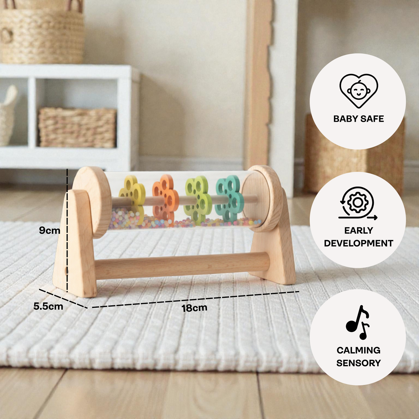 Rainbow Rainmaker Rattle