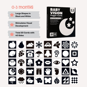 Visual Stimulation Cards 0 - 3 Months
