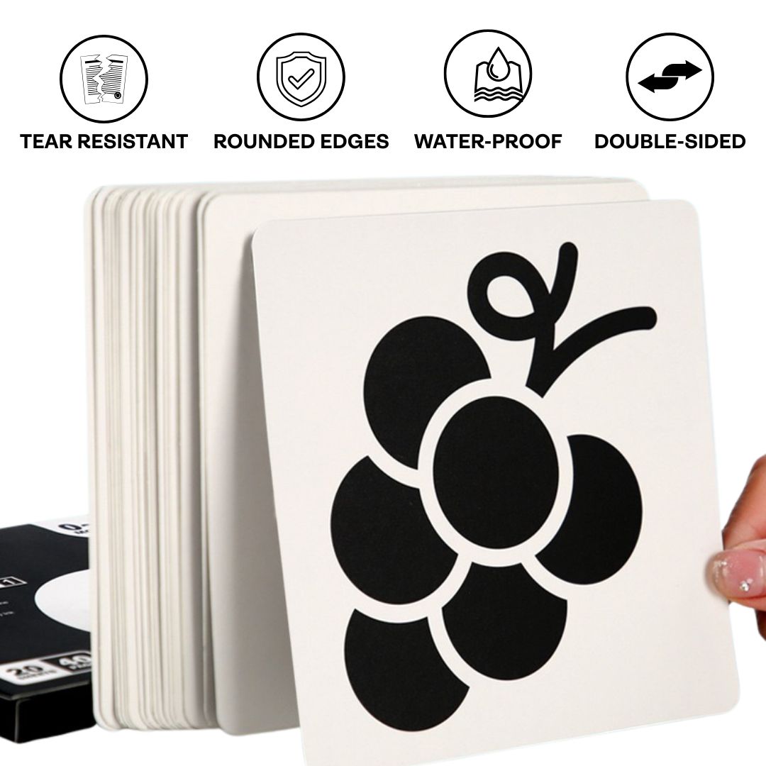 Visual Stimulation Cards 0 - 3 Months