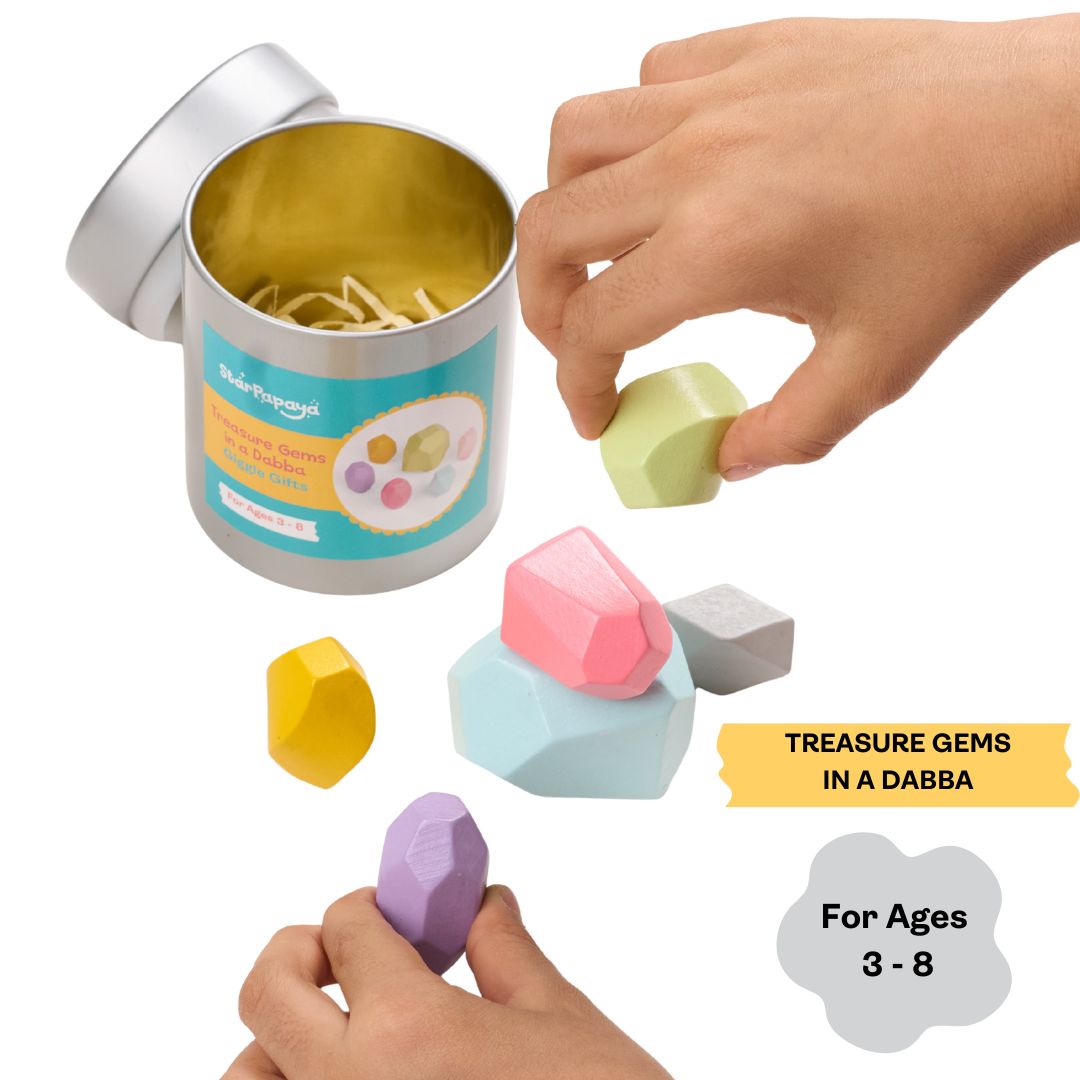 Treasure Gems in a Dabba