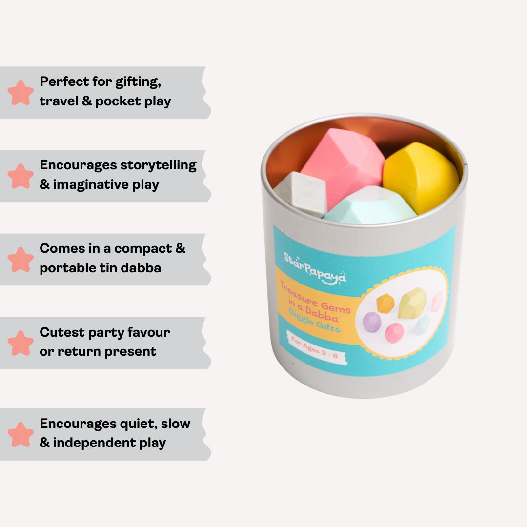 Treasure Gems in a Dabba