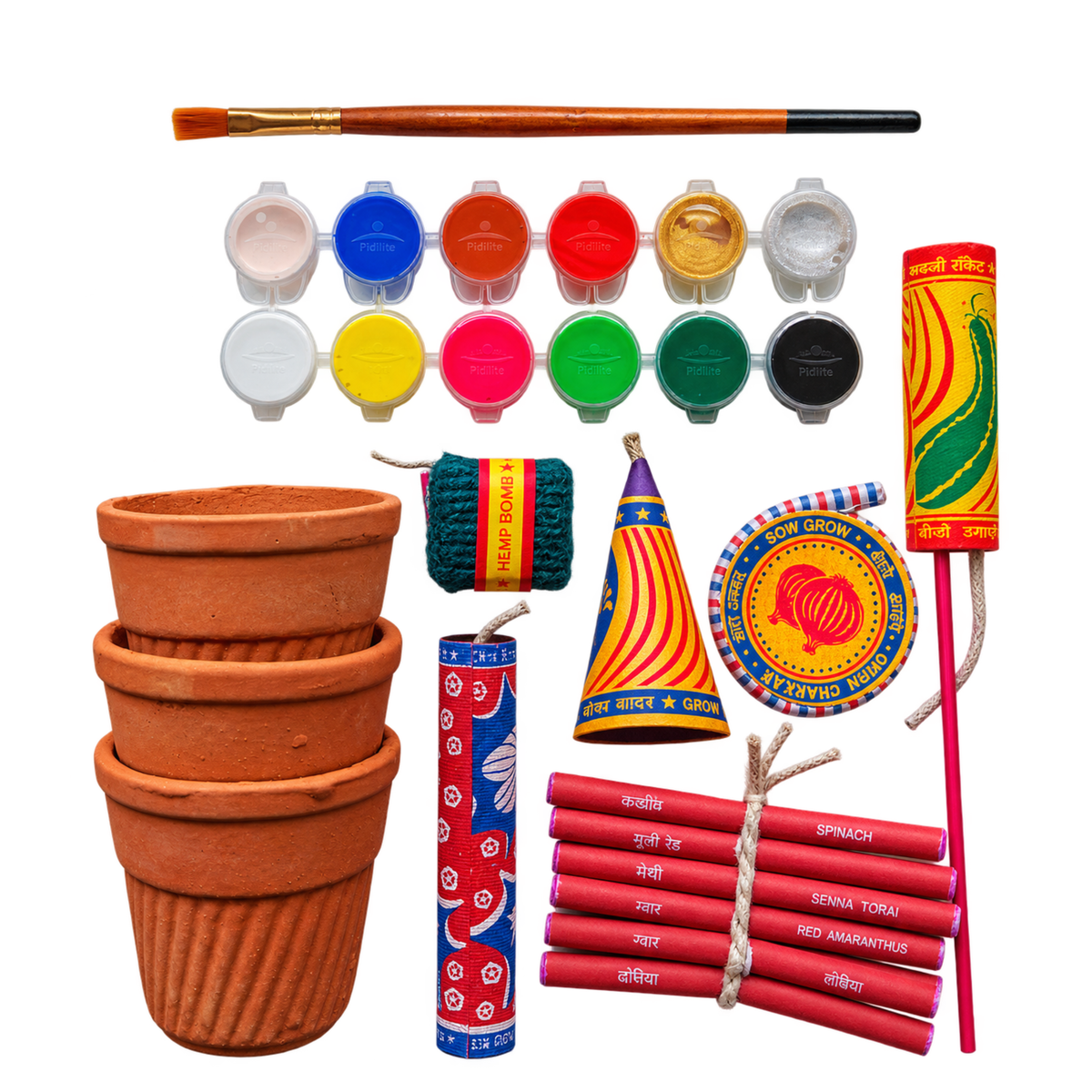 Plantable Diwali Crackers Playset