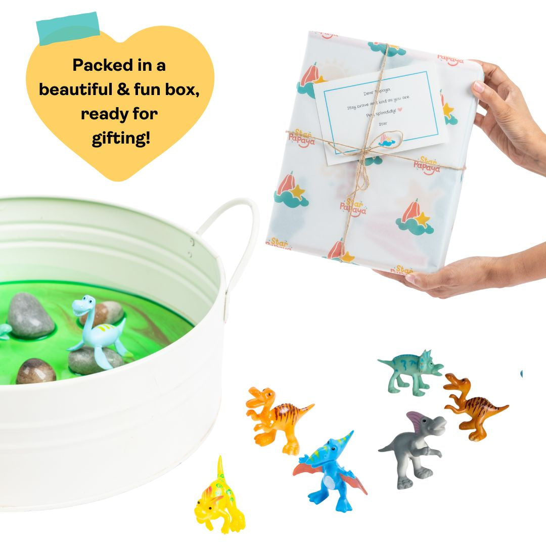 Dinosaurs in Muddy Puddles