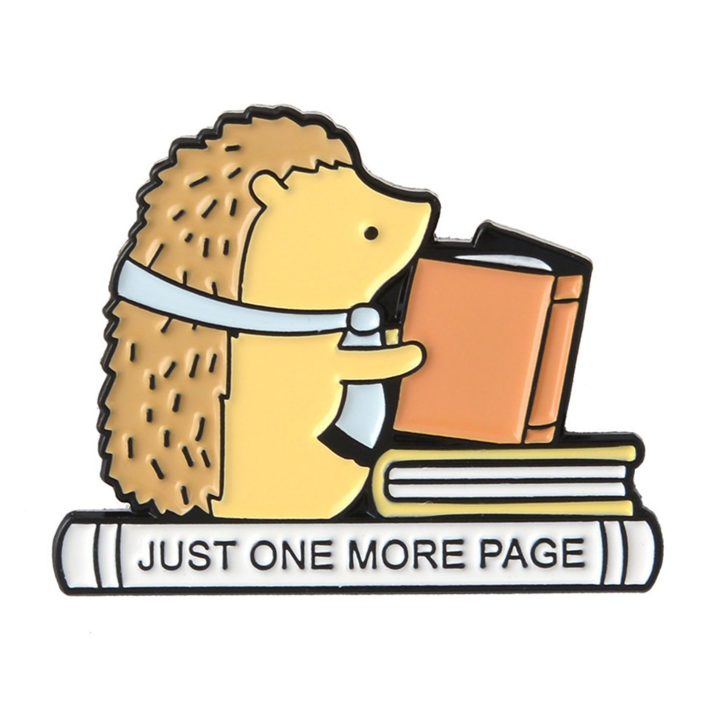 Just One More Page Lapel Pin