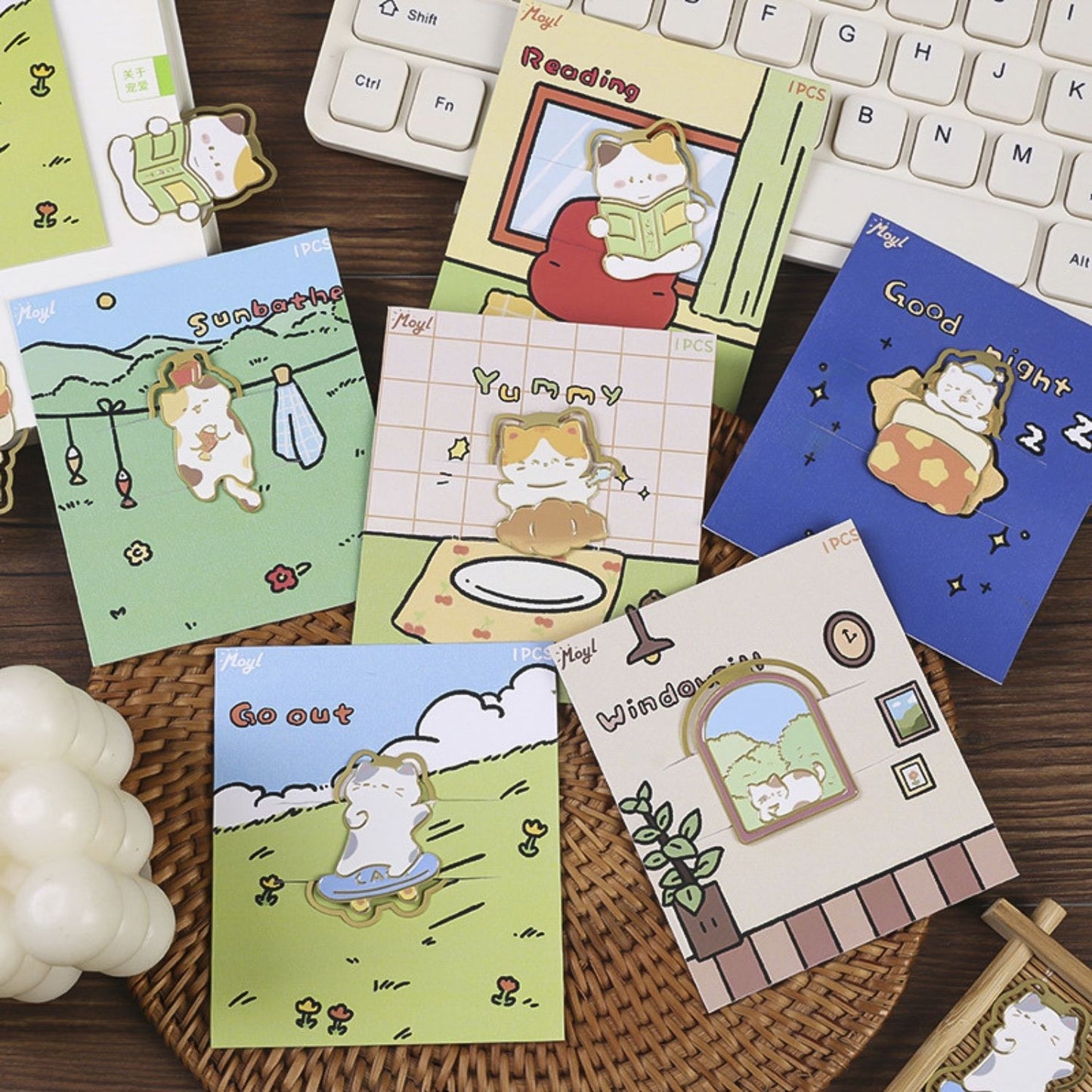 Book Buddy Cat Clips (Assorted Styles)