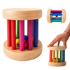 Large Rainbow Wheel Rattle