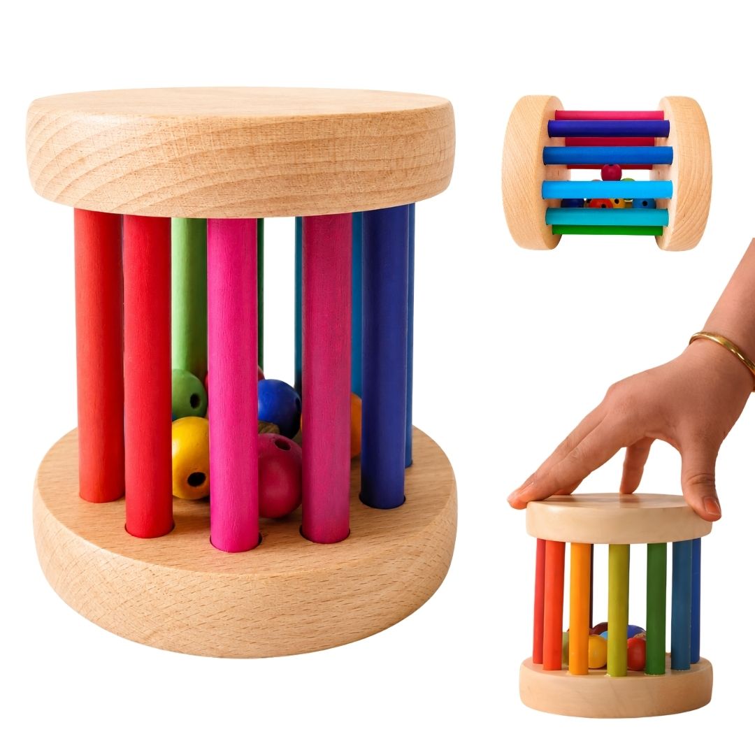 Rainbow Wheel Rattle