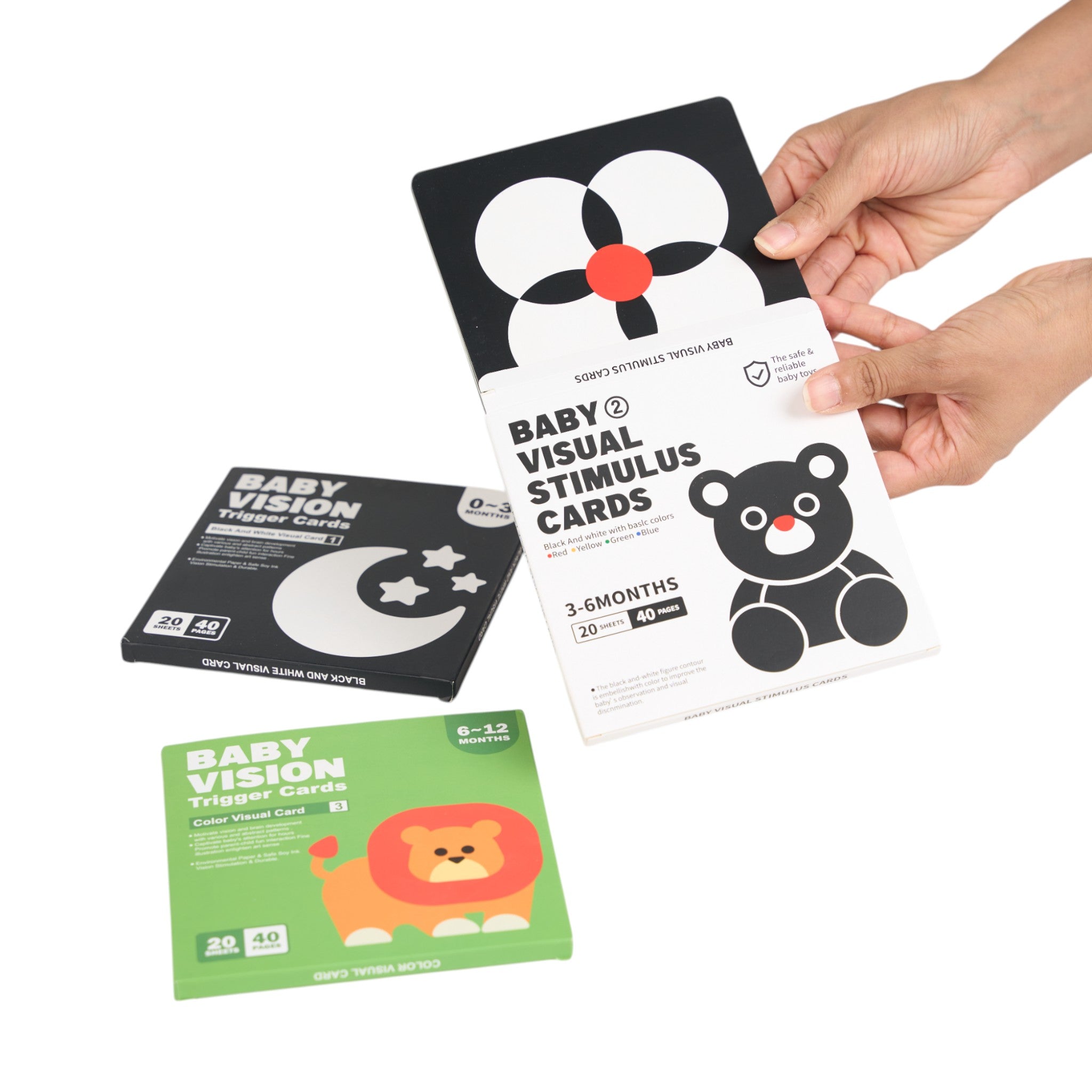 Visual Stimulation Cards (Set of 3 Packs) – Star Papaya