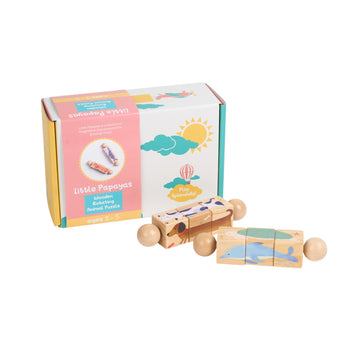 Wooden Rotating Animal Puzzle