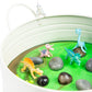 Dinosaurs in Muddy Puddles