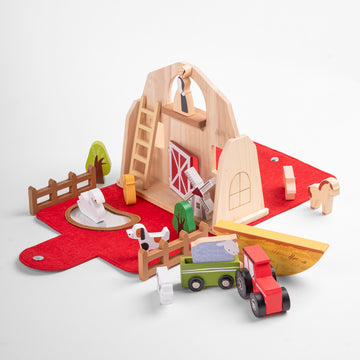 Wooden Farm Set