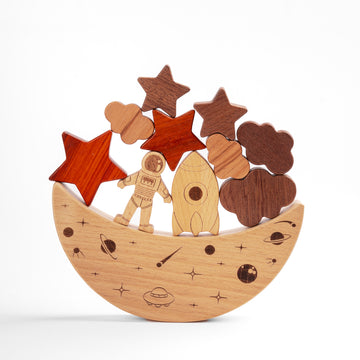 Wooden Space Stacker