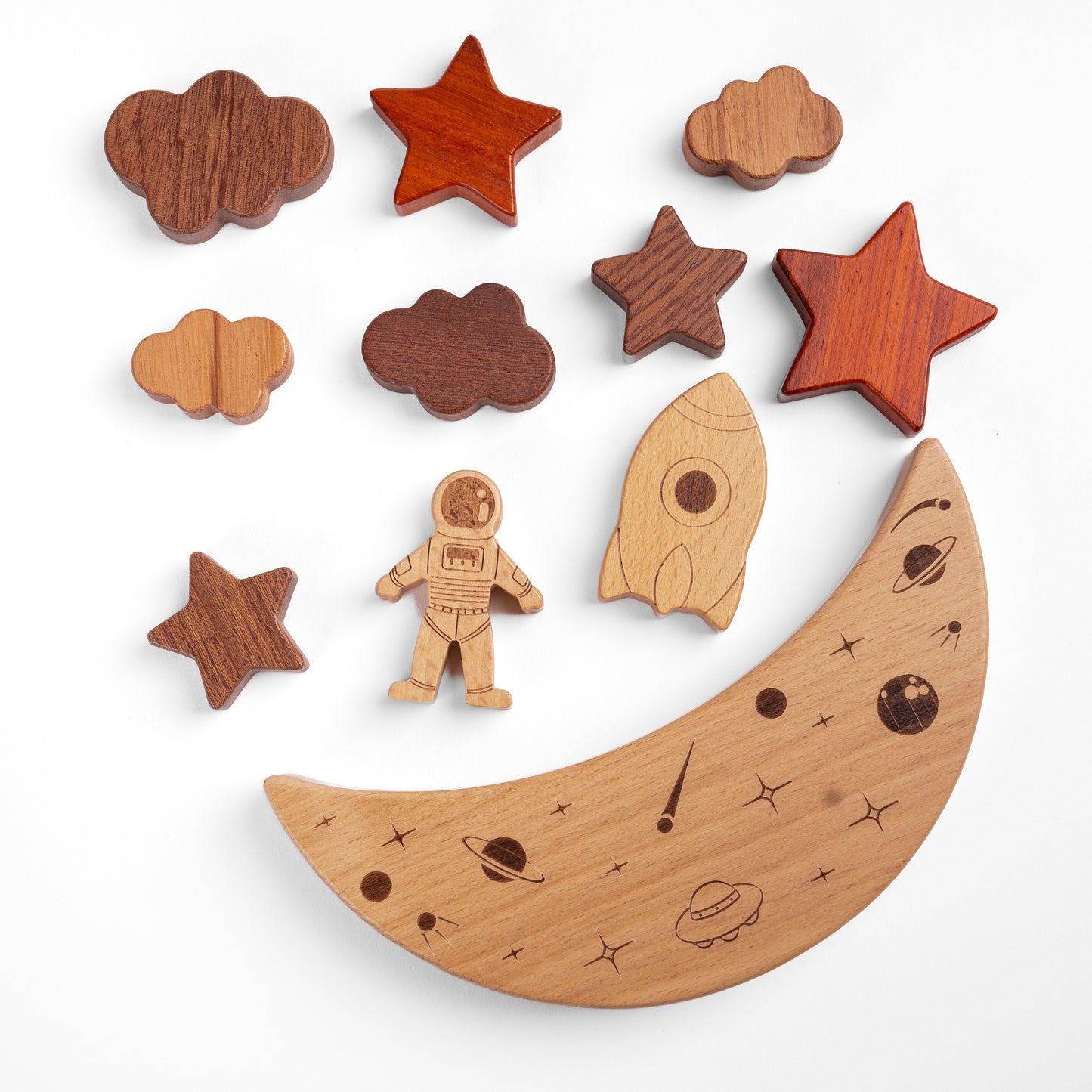 Wooden Space Stacker