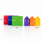 Wooden Rainbow Houses