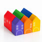 Wooden Rainbow Houses