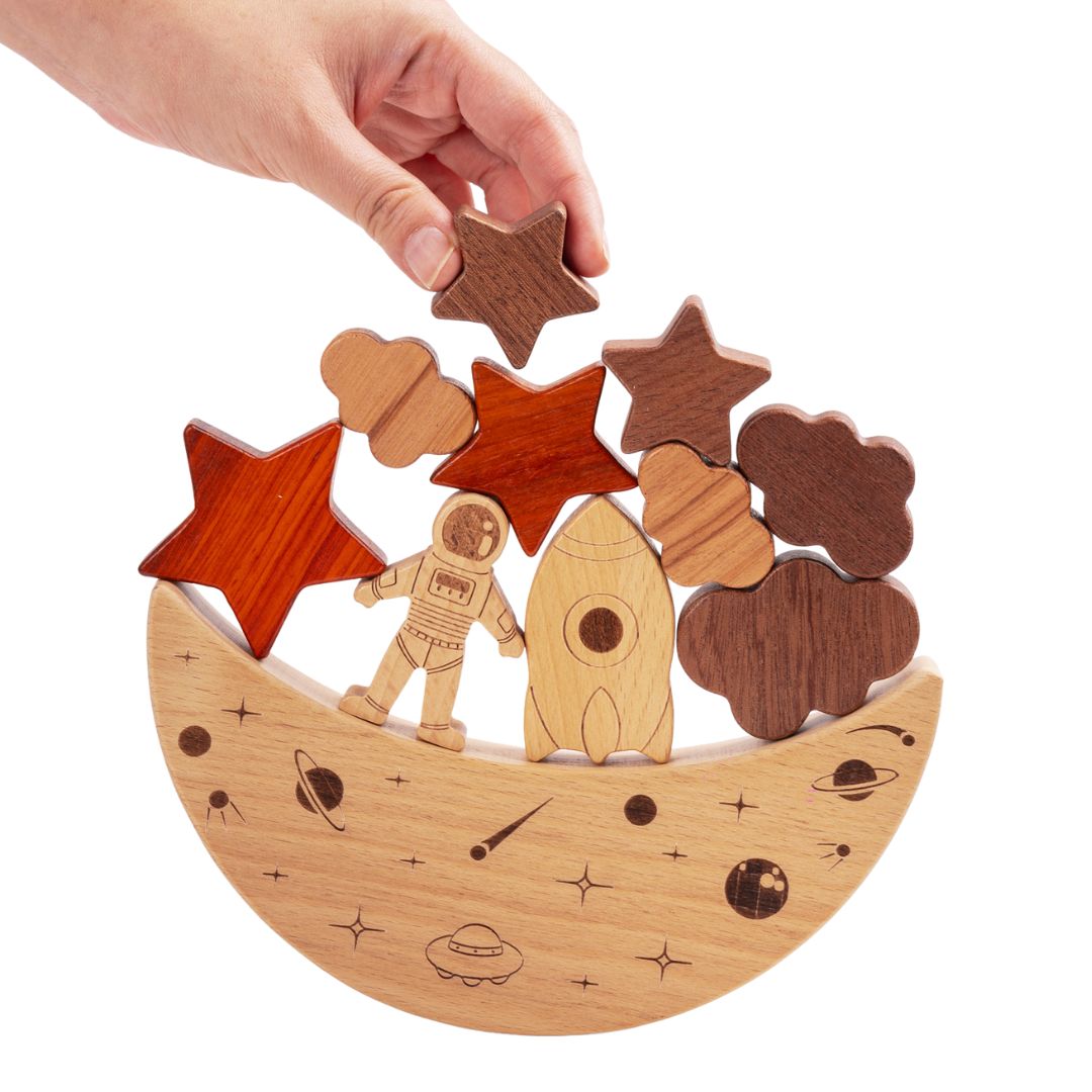 Wooden Space Stacker