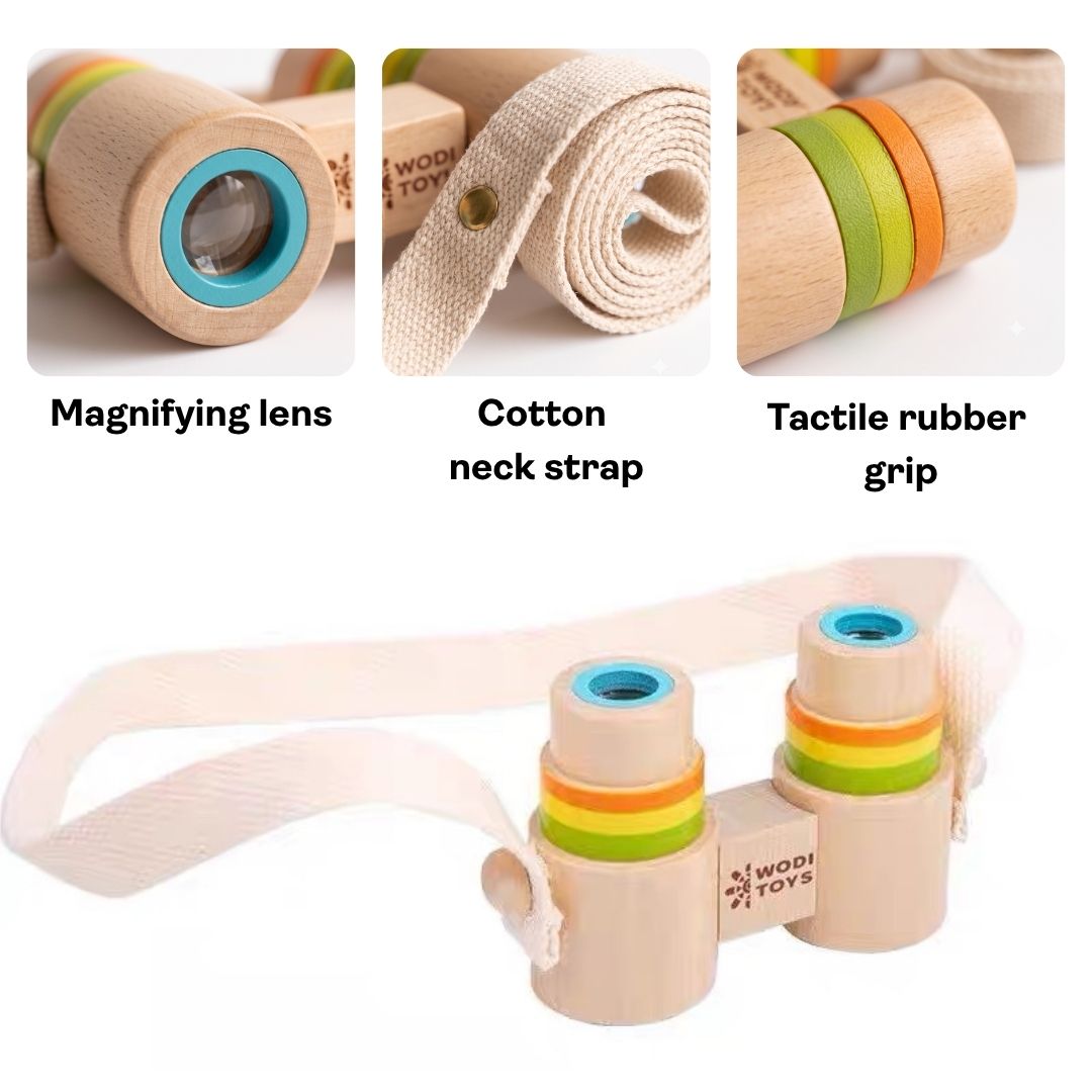 Tiny Explorer Wooden Binoculars
