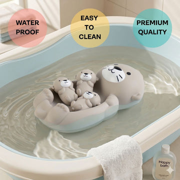 Otter Family Float Bath Toy Set