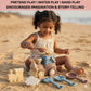 Sand Train Beach Toy Set (Wheat Husk)