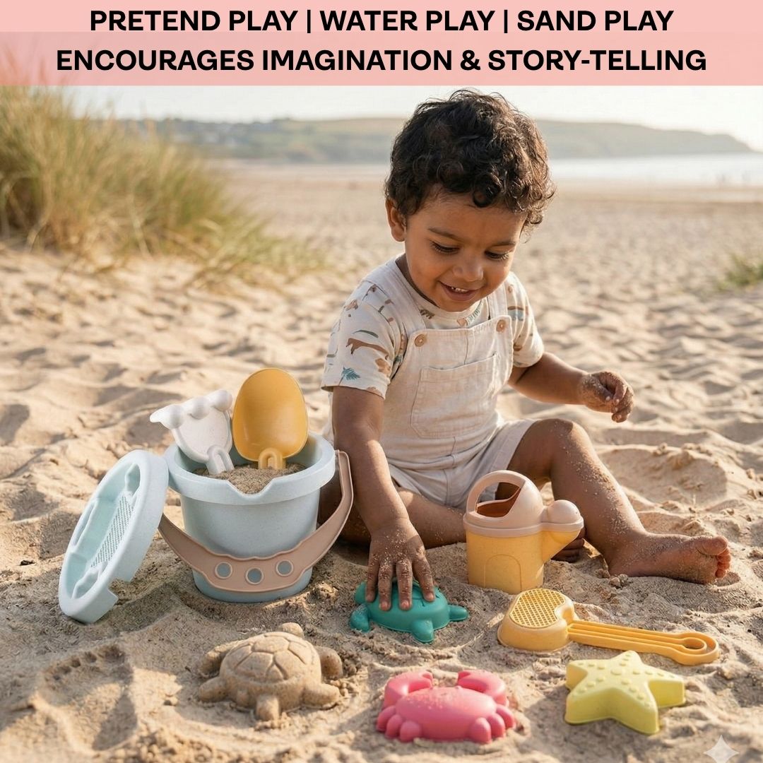 Seaside Beach Toy Set (Wheat Husk)