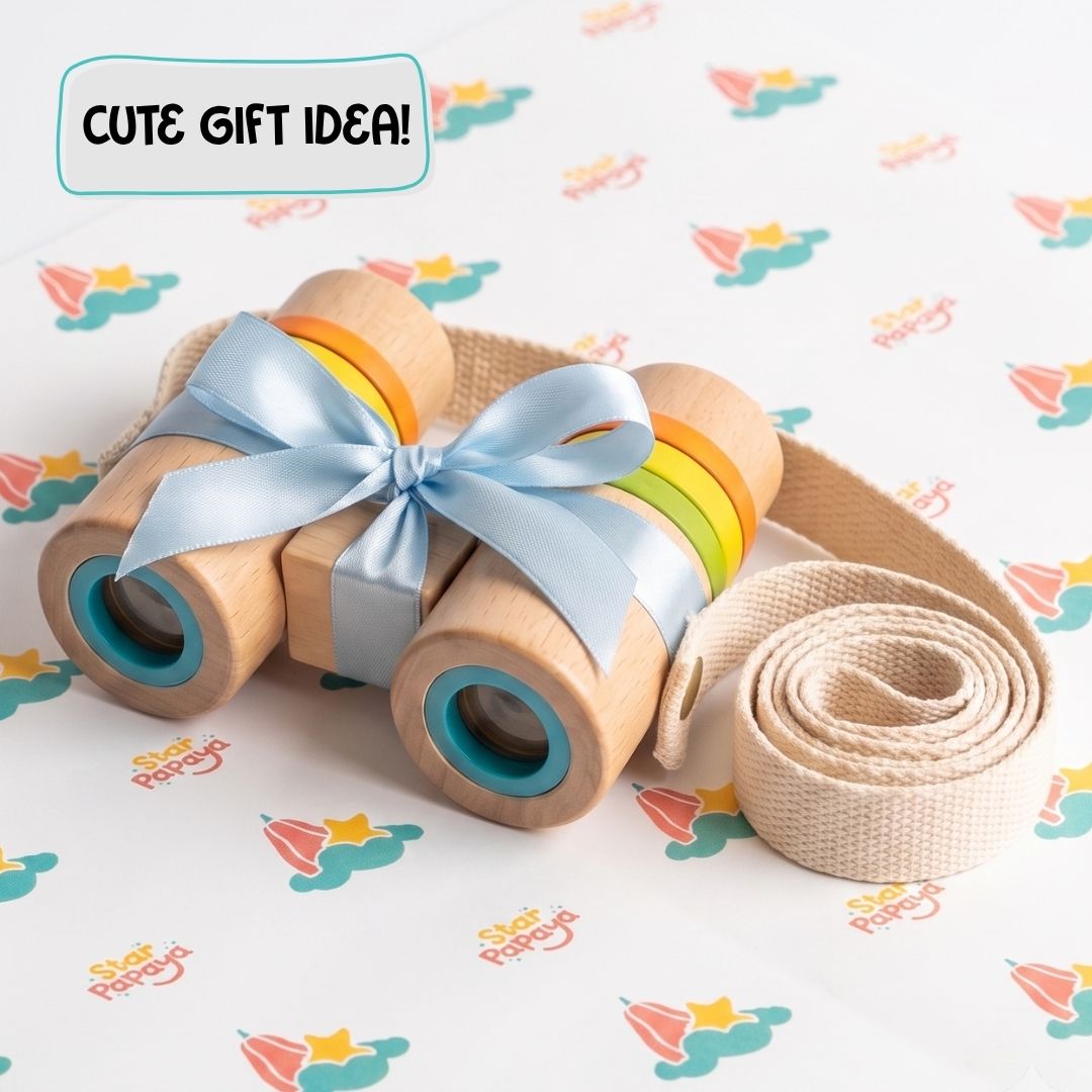 Tiny Explorer Wooden Binoculars