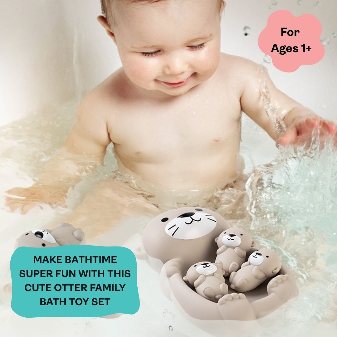 Otter Family Float Bath Toy Set