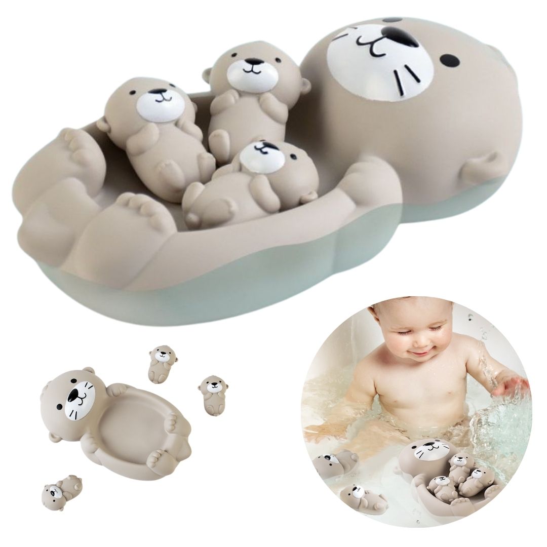 Otter Family Float Bath Toy Set