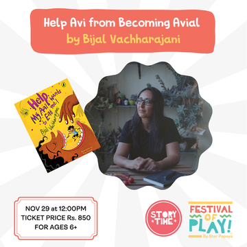 Help Avi from becoming Avial - Story & Art Session (6+ years)