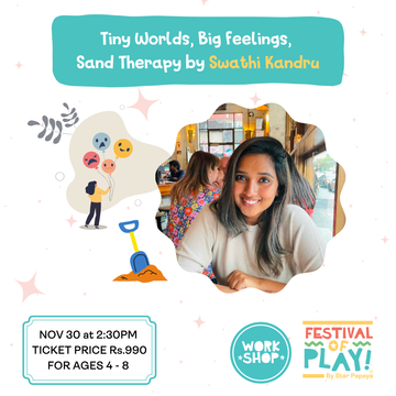 Tiny Worlds, Big Feelings - Parent & Child Sand World Play (4-8 years)