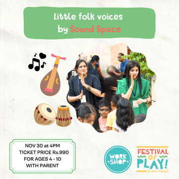 Little Folk Voices - Sing and Move with Folk Music from All Around India (4-10 years)