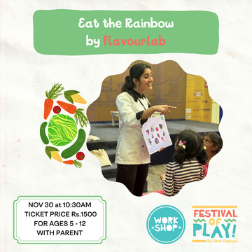Eat the Rainbow- Food Play Workshop (5-12 Years)