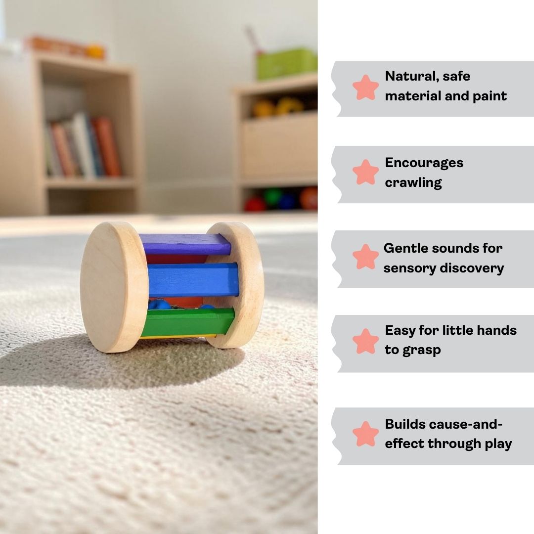 Little Rainbow Wheel Rattle